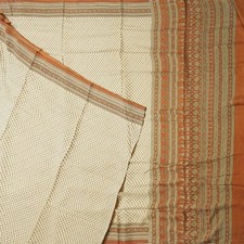 Sari Vintage Cream 100% Sete