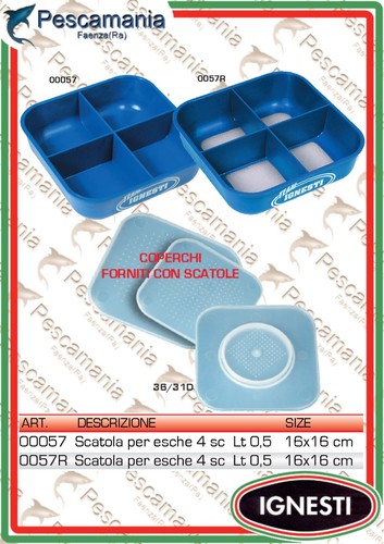 Scatola porta esche - scatola, ignesti