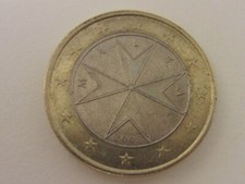 Moneta euro croce - euro,