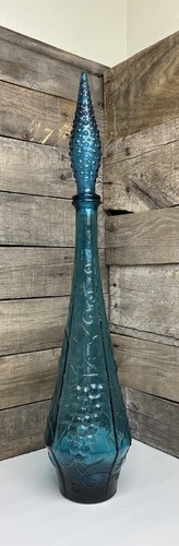 Decanter vintage vetro blu - decanter, in