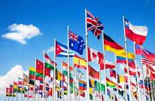 Bandiera Maxi 90x150 Cm con asole occhiellate Flag Banner Vari Stati o Soggetti 