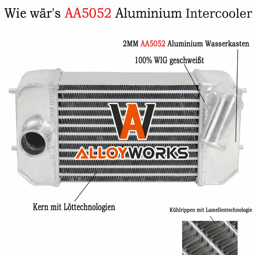 Intercooler alluminio mm - intercooler,