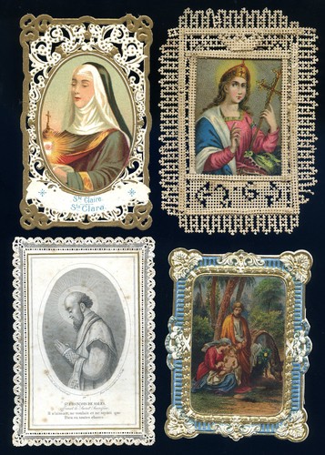 Santini merlettati holy cards - santini,