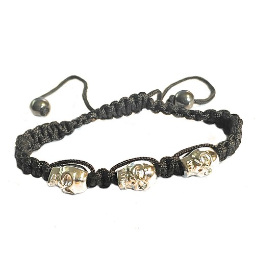 Bracciale con teschi uomo - con, da