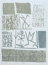 Riccardo LICATA "Altro" 2010 xilografia originale datata numerata firmata