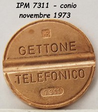 1973 gettone telefonico ipm - gettone,