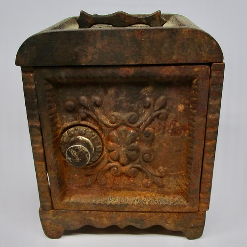 Antica cassaforte vintage