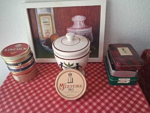 Scatola latta dunhill - scatola,