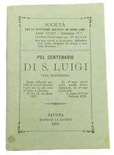 SAVONA 1891 - LIBRETTO PEL