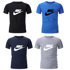 T-SHIRT UOMO DONNA NIKE LOGO MAGLIA COTONE MEZZAMANICA