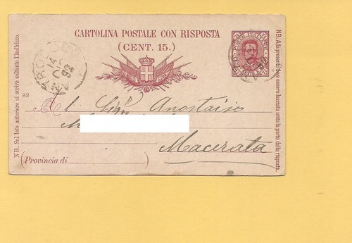 6139 intero postale umberto - intero,