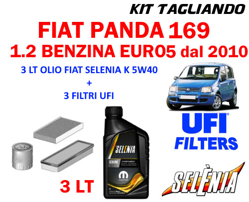 Kit tagliando olio selenia - kit,
