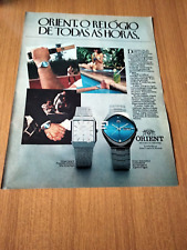 1980 ORIENT QUARTZ AUTOMATIC OROLOGIO WATCH RELOGIOS DA AMAZONIA VINTAGE AD PUB