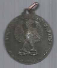 Regio Corpo degli Agenti di Polizia / Motto di Mussolini, cm. 3,5 x 3, gr. 12.