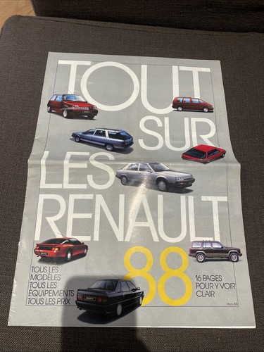 Brochure publicitaire renault - publicitaire,