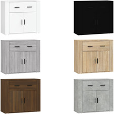 Credenza in legno 2 ante armadio cucina portaoggetti con 1 cassetto grande