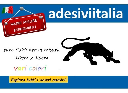 Adesivo vinile lucido puma - adesivo,
