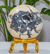 Sfera cristallo diaspro giallo