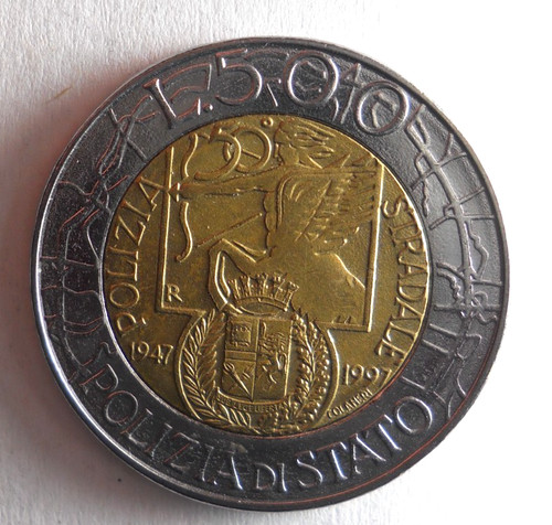 1997 italy 500 lire high - 1997,