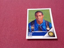 FIGURINA CALCIATORI PANINI CON VELINA NUOVA 1995/96 INTER PAUL INCE 106