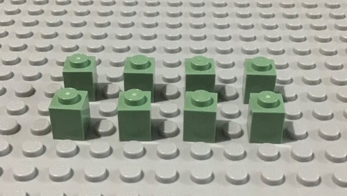 Lego mattone 1x1 verde - lego,