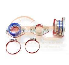 COPPIA SUPPORTI TRA CARBURATORE DA 40 E COLLETTORE AL SILICONE PER FIAT 500/ 126