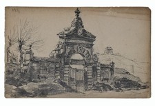 Disegno antico originale - disegno,