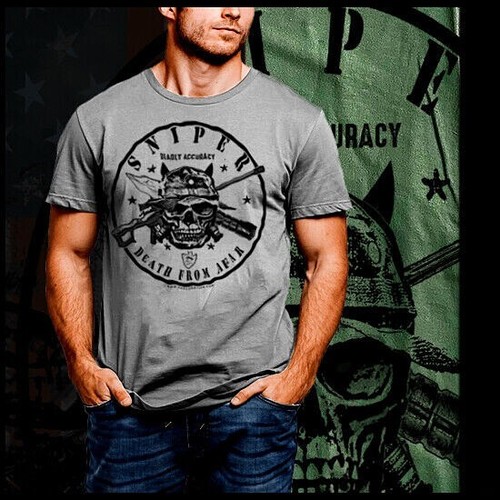 Shirt cecchino militare - cecchino,