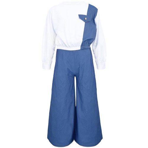 Bambine denim corto set maglia - corto,