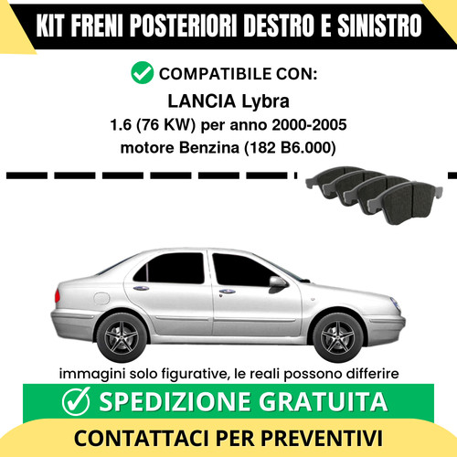 Pastiglie freno posteriori - pastiglie,
