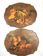 Set 2 targhe da parete in