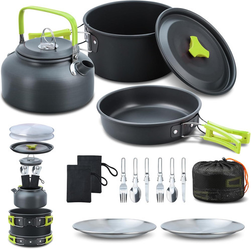 Set stoviglie campeggio - set, da