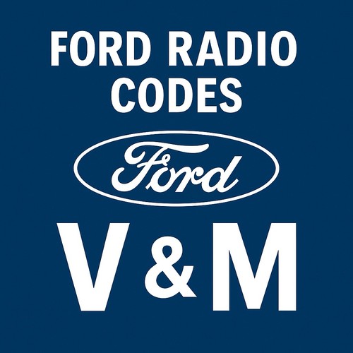Codice radio ford - ford, m