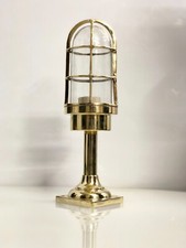 Lampada paratia ottone dorato