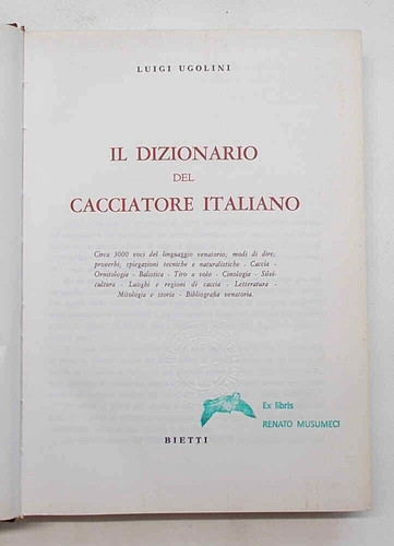 Ugolini dizionario del - il,