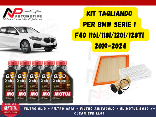 Kit tagliando bmw serie - serie, f40
