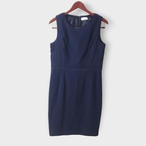 Abito tubino calvin klein blu - calvin,