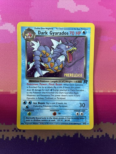 Pokemon card dark gyarados - card,