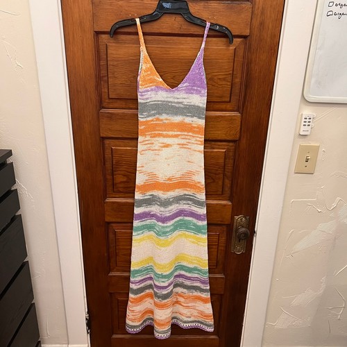 Vestito smanicato maxi