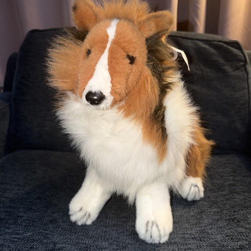 Gund 1989 peluche lassie - gund, lassie,