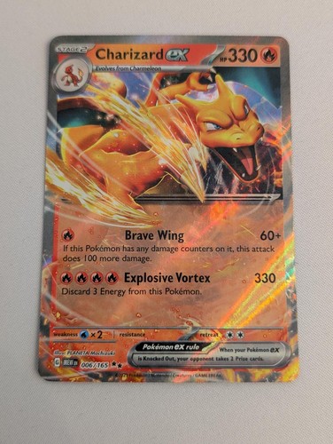 Charizard 006 165 - ex, 006/165