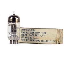 6BK7B TUNG-SOL NOS tubo lampada TSF valvola valvola valvola ৄ泵洀 真空管 电帡 valvola