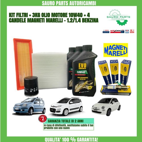 Kit tagliando candele - kit, fiat