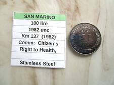 SAN MARINO, 100 lire, 1982