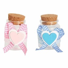 Bomboniere portaconfetti 36 Pezzi per Battesimo nascita confettate barattolo