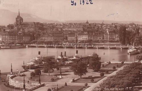 Svizzera geneve vue sur la - geneve,