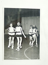 VECCHIA FOTOGRAFIA FOTO VINTAGE BAMBINE SAGGIO PATTINAGGIO ARTISTICO CREMONA