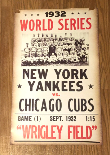 Poster vintage 22x14 1932 - poster, 22x14”