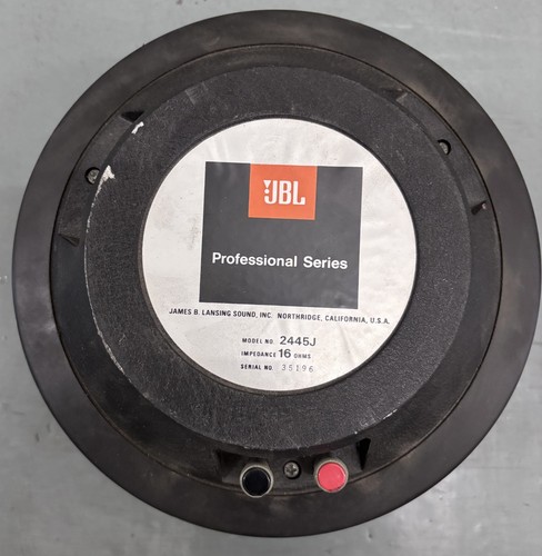 Jbl 2445j tweeter driver - driver, a