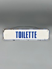 Targa smaltata toilette - targa,